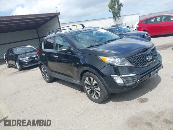 2013 Kia Sportage SX with VIN KNDPCCA61D7385219, listed as a IAAI auction lot 41945345 with 112,471 mi miles and . Bid and sale history available at carsss.com. Image 13.