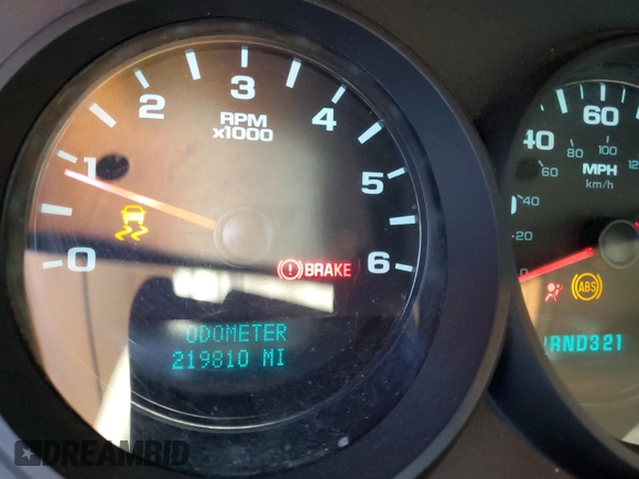 2013 Chevrolet Silverado 1500 Work Truck with VIN 1GCNCPEX8DZ124501, listed as a Copart auction lot 42333895 with 219,810 mi miles and Salvage Title. Bid and sale history available at DreamBid. Image 9.