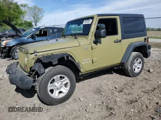 2013 Jeep Wrangler Sport with VIN 1C4AJWAG3DL569588, listed as a Copart auction lot 55826505 with 24,345 mi miles and Salvage title. Bid and sale history available at DreamBid. Image 1.