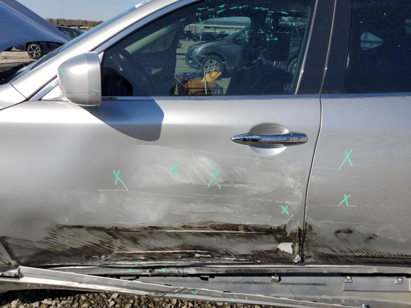 2012 Infiniti M37 with VIN JN1BY1AR8CM394691, listed as a Copart auction lot 45407545 with 162223 miles and Salvage Title. Bid and sale history available at carsss.com. Image 7.