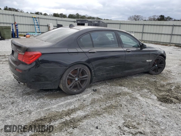 2011 BMW 7 Series 750Li with VIN WBAKB8C51BCY64787, listed as a Copart auction lot 47836285 with 137,444 mi miles and Non Repairable. Bid and sale history available at carsss.com. Image 3.