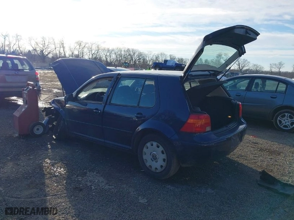 2004 Volkswagen Golf GL with VIN 9BWFL61J544011236, listed as a IAAI auction lot 41444973 with 101,756 mi miles. Bid and sale history available at carsss.com. Image 3.