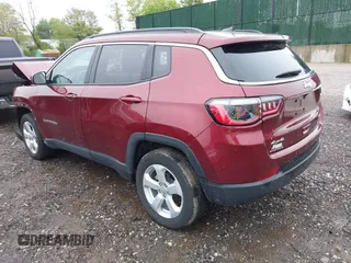 2021 Jeep Compass Latitude with VIN 3C4NJDBB1MT597693, listed as a IAAI auction lot 42187958 with 10,454 mi miles and . Bid and sale history available at DreamBid. Image 3.