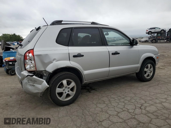 2008 Hyundai Tucson GLS with VIN KM8JM12B08U870022, listed as a Copart auction lot 74515504 with 200,653 mi miles and Salvage Title. Bid and sale history available at carsss.com. Image 3.