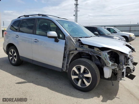 2017 Subaru Forester Premium with VIN JF2SJAGC8HH509120, listed as a Copart auction lot 53108485 with 130,283 mi miles and Salvage Title. Bid and sale history available at carsss.com. Image 4.