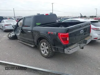 2021 Ford F-150 XL with VIN 1FTFW1E59MFA72823, listed as a IAAI auction lot 41366010 with 66,001 mi miles. Bid and sale history available at carsss.com. Image 3.