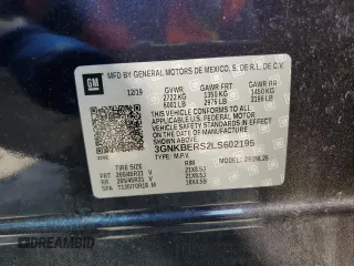 2020 Chevrolet Blazer RS with VIN 3GNKBERS2LS602195, listed as a Copart auction lot 59052535 with 81,371 mi miles and Salvage title. Bid and sale history available at DreamBid. Image 14.