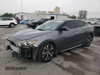 2018 Nissan Maxima S z VIN 1N4AA6AP3JC388914, wystawiony jako Copart lot #55116435 z przebiegiem Nie podano mil oraz Szkoda całkowita • Salvage title. Historia ofert i sprzedaży dostępna na DreamBid. Obrazek 1.