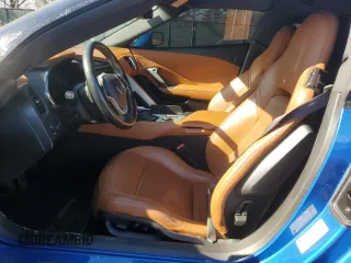2014 Chevrolet Corvette Z51 3LT with VIN 1G1YM2D71E5129832, listed as a Copart auction lot 42787075 with 68,404 mi miles and Salvage title. Bid and sale history available at DreamBid. Image 7.