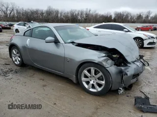 2004 Nissan 350Z Touring with VIN JN1AZ34E14T064105, listed as a Copart auction lot 44650265 with 97,818 mi miles and Salvage Title. Bid and sale history available at carsss.com. Image 4.