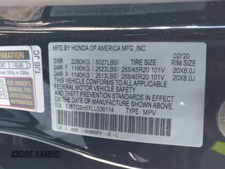2020 Acura RDX w/A-Spec Pkg с VIN 5J8TC2H6XLL036114, выставлен на аукционе IAAI как лот 41804305 с пробегом 56 336 миль миль и . История ставок и продаж доступна на DreamBid. Изображение 9.