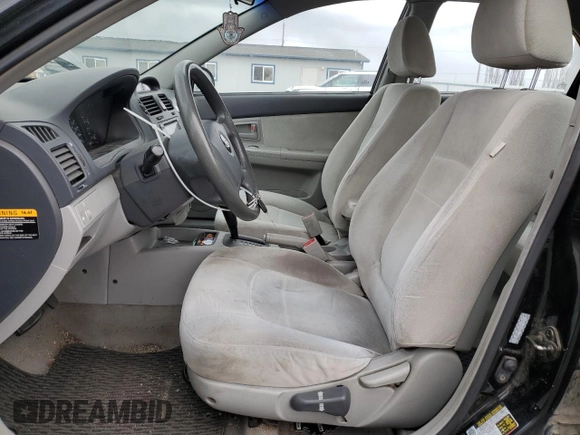 2006 Kia Spectra EX with VIN KNAFE121765363296, listed as a Copart auction lot 48929955 with 174,666 mi miles and Salvage Title. Bid and sale history available at carsss.com. Image 7.