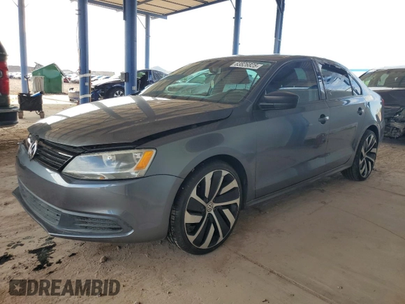 2013 Volkswagen Jetta S with VIN 3VW2K7AJ8DM400911, listed as a Copart auction lot 63826825 with 127,617 mi miles and Salvage title. Bid and sale history available at DreamBid. Image 1.