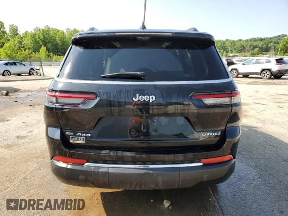 2022 Jeep Grand Cherokee Limited с VIN 1C4RJKBG1N8573234, выставлен на аукционе Copart как лот 58416815 с пробегом 68 423 миль миль и Списание • Salvage title. История ставок и продаж доступна на DreamBid. Изображение 6.
