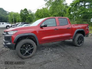 2024 Chevrolet Colorado 4WD Trail Boss with VIN 1GCPTEEK5R1271947, listed as a Copart auction lot 61806975 with 7,454 mi miles and Salvage title. Bid and sale history available at DreamBid. Image 1.