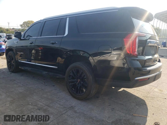 2021 GMC Yukon XL SLT with VIN 1GKS2GKD7MR451511, listed as a Copart auction lot 69013344 with 123,317 mi miles and Salvage Title. Bid and sale history available at carsss.com. Image 2.