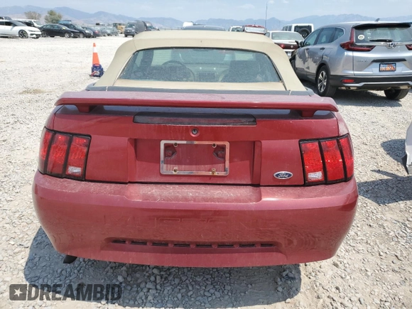 2003 Ford Mustang Deluxe with VIN 1FAFP44493F401306, listed as a Copart auction lot 65982655 with 117,513 mi miles and Clean title. Bid and sale history available at DreamBid. Image 6.