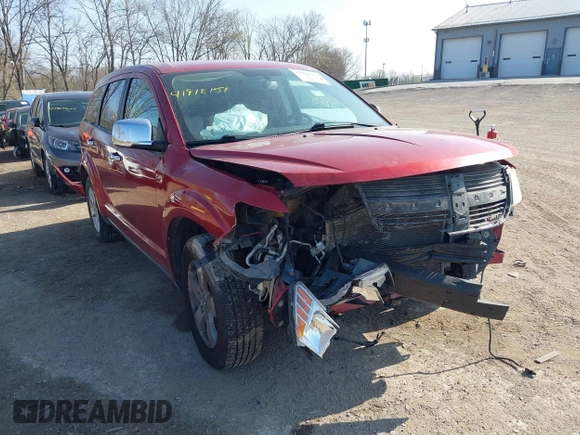 2009 Dodge Journey SXT with VIN 3D4GG57V19T523670, listed as a IAAI auction lot 41918151 with 181,218 mi miles. Bid and sale history available at carsss.com. Image 1.