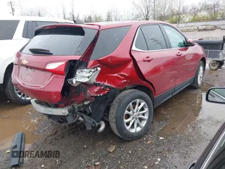 2020 Chevrolet Equinox LT with VIN 3GNAXKEV9LL100810, listed as a IAAI auction lot 41963228 with 128,290 mi miles and . Bid and sale history available at carsss.com. Image 4.