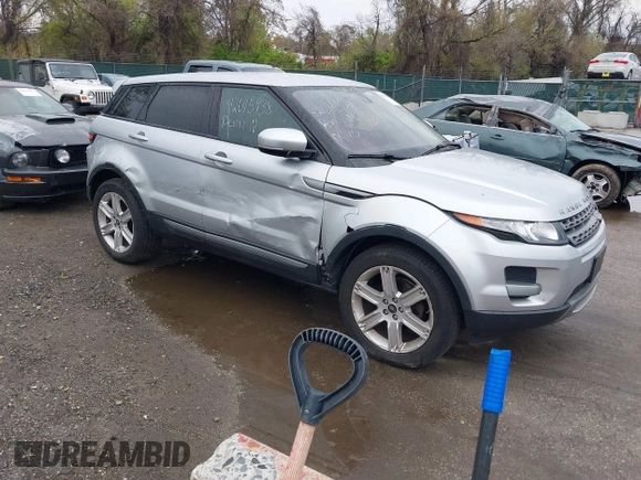 2013 Land Rover Range Rover Evoque Pure with VIN SALVN2BG4DH731558, listed as a IAAI auction lot 42015938 with 114,266 mi miles. Bid and sale history available at carsss.com. Image 1.