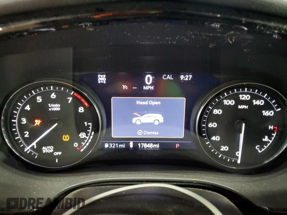 2023 Cadillac XT6 AWD Premium Luxury with VIN 1GYKPDRS7PZ193313, listed as a Copart auction lot 65376924 with 17,848 mi miles and Salvage Title. Bid and sale history available at carsss.com. Image 9.