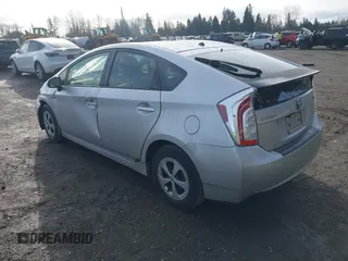 2013 Toyota Prius One with VIN JTDKN3DU6D5603472, listed as a IAAI auction lot 41808870 with 213,784 mi miles. Bid and sale history available at carsss.com. Image 3.
