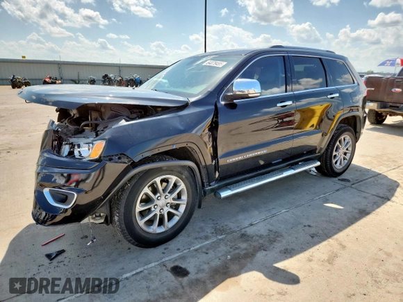 2014 Jeep Grand Cherokee Limited with VIN 1C4RJFBG9EC121990, listed as a Copart auction lot 64079495 with 98,615 mi miles and Salvage title. Bid and sale history available at DreamBid. Image 1.