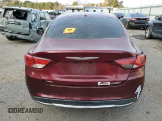 2015 Chrysler 200 Limited with VIN 1C3CCCAB3FN616247, listed as a Copart auction lot 85297264 with 0 mi miles and Salvage Title. Bid and sale history available at carsss.com. Image 6.