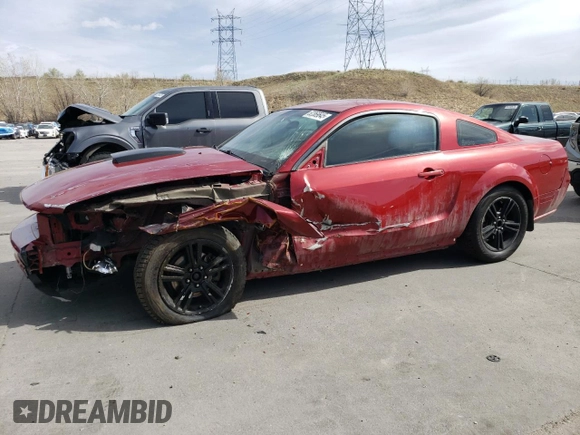 2008 Ford Mustang Deluxe with VIN 1ZVHT80NX85140251, listed as a Copart auction lot 52369645 with 143,646 mi miles and Salvage Title. Bid and sale history available at carsss.com. Image 1.
