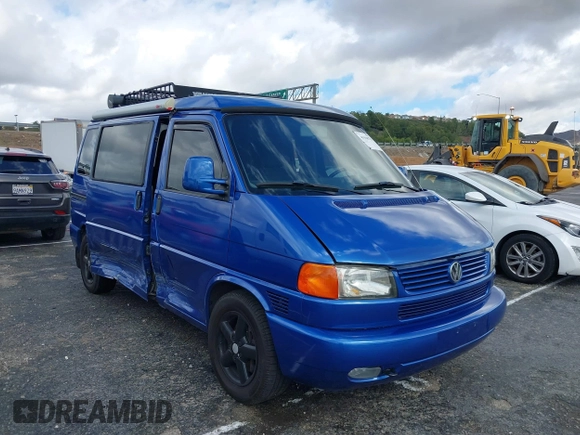 2002 Volkswagen EuroVan MV с VIN WV2NB47002H005993, выставлен на аукционе IAAI как лот 41568379 с пробегом 143 133 миль миль и . История ставок и продаж доступна на DreamBid. Изображение 1.