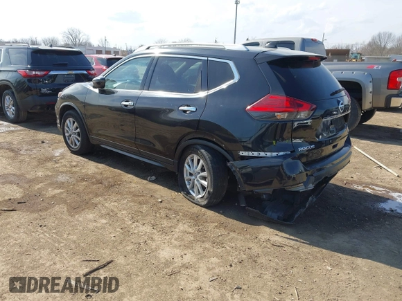2017 Nissan Rogue SV with VIN KNMAT2MV4HP536143, listed as a IAAI auction lot 41783232 with 140,309 mi miles. Bid and sale history available at carsss.com. Image 3.