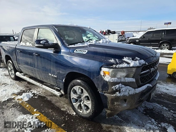 2022 Ram 1500 Big Horn with VIN 1C6RRFFG2NN316750, listed as a IAAI auction lot 41974636 with 60,865 mi miles. Bid and sale history available at carsss.com. Image 1.