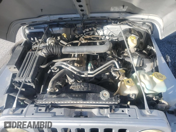 2005 Jeep Wrangler Sport with VIN 1J4FA49S05P375785, listed as a Copart auction lot 42350995 with 0 mi miles and Salvage Title. Bid and sale history available at carsss.com. Image 12.