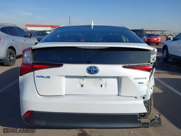2021 Toyota Prius L Eco with VIN JTDKAMFU7M3133544, listed as a IAAI auction lot 41548653 with 115,214 mi miles. Bid and sale history available at carsss.com. Image 17.