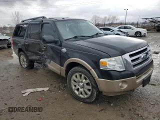 2012 Ford Expedition Max King Ranch with VIN 1FMJK1J5XCEF34365, listed as a Copart auction lot 42457555 with 202,487 mi miles and Non repairable. Bid and sale history available at DreamBid. Image 4.