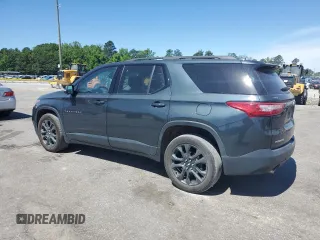 2021 Chevrolet Traverse RS with VIN 1GNERJKWXMJ194076, listed as a Copart auction lot 57808675 with 128,561 mi miles and Salvage title. Bid and sale history available at DreamBid. Image 2.
