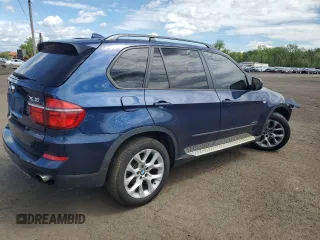 2012 BMW X5 35i with VIN 5UXZV4C56CL754643, listed as a Copart auction lot 55970125 with 150,584 mi miles and Salvage title. Bid and sale history available at DreamBid. Image 3.