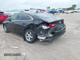 2016 Chevrolet Malibu LS with VIN 1G1ZB5ST4GF198491, listed as a IAAI auction lot 42523710 with 109,313 mi miles and . Bid and sale history available at DreamBid. Image 3.