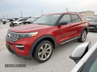 2020 Ford Explorer Platinum z VIN 1FM5K8HC0LGC24311, wystawiony jako Copart lot #53174255 z przebiegiem 44 022 mil mil oraz Czysty tytuł • Clean title. Historia ofert i sprzedaży dostępna na DreamBid. Obrazek 1.