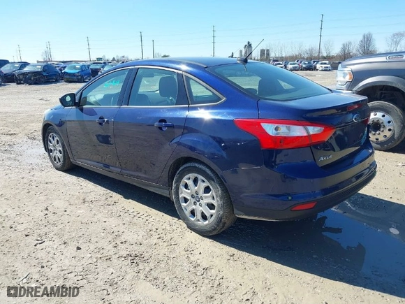 2012 Ford Focus SE with VIN 1FAHP3F20CL153513, listed as a IAAI auction lot 41802521 with 139,859 mi miles. Bid and sale history available at carsss.com. Image 3.