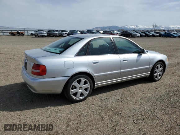 2001 Audi S4 with VIN WAURD68D91A045162, listed as a Copart auction lot 52643245 with 175,863 mi miles and Clean Title. Bid and sale history available at carsss.com. Image 3.