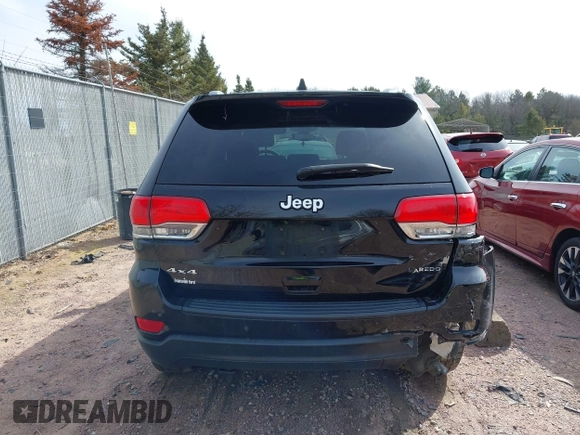 2017 Jeep Grand Cherokee Laredo with VIN 1C4RJFAGXHC863904, listed as a IAAI auction lot 41914465 with 122,981 mi miles. Bid and sale history available at carsss.com. Image 16.