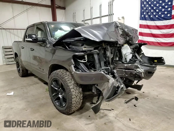 2021 Ram 1500 Big Horn with VIN 1C6SRFFT3MN590925, listed as a Copart auction lot 83528574 with 50,995 mi miles and Salvage title. Bid and sale history available at DreamBid. Image 13.