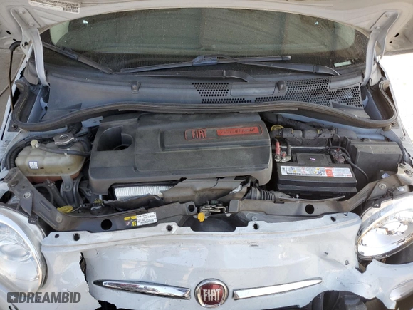 2017 FIAT 500 Pop with VIN 3C3CFFKR9HT700015, listed as a Copart auction lot 46693895 with 89,875 mi miles and Salvage Title. Bid and sale history available at carsss.com. Image 13.
