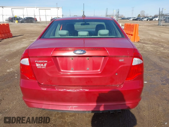 2010 Ford Fusion SE with VIN 3FAHP0HA1AR191480, listed as a IAAI auction lot 41844910 with 108,762 mi miles and . Bid and sale history available at carsss.com. Image 16.