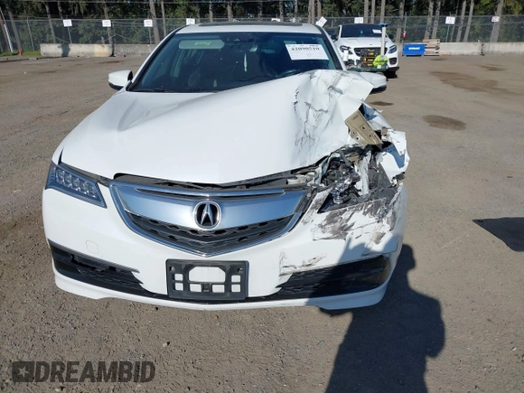 2015 Acura TLX Tech with VIN 19UUB1F57FA022666, listed as a IAAI auction lot 42090510 with 99,243 mi miles. Bid and sale history available at carsss.com. Image 12.