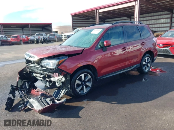 2017 Subaru Forester Premium with VIN JF2SJAEC6HG553514, listed as a IAAI auction lot 41365516 with 91,518 mi miles. Bid and sale history available at carsss.com. Image 17.