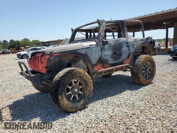 2013 Jeep Wrangler Sport with VIN 1C4AJWAG6DL664243, listed as a Copart auction lot 53200165 with Not provided miles and Salvage title. Bid and sale history available at DreamBid. Image 1.