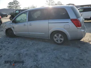 2007 Nissan Quest S with VIN 5N1BV28U87N117833, listed as a Copart auction lot 43357885 with 160,808 mi miles and Salvage Title. Bid and sale history available at carsss.com. Image 2.