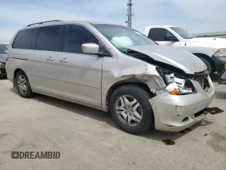2006 Honda Odyssey EX with VIN 5FNRL38406B060183, listed as a Copart auction lot 53281125 with 204,128 mi miles and Salvage Title. Bid and sale history available at carsss.com. Image 4.